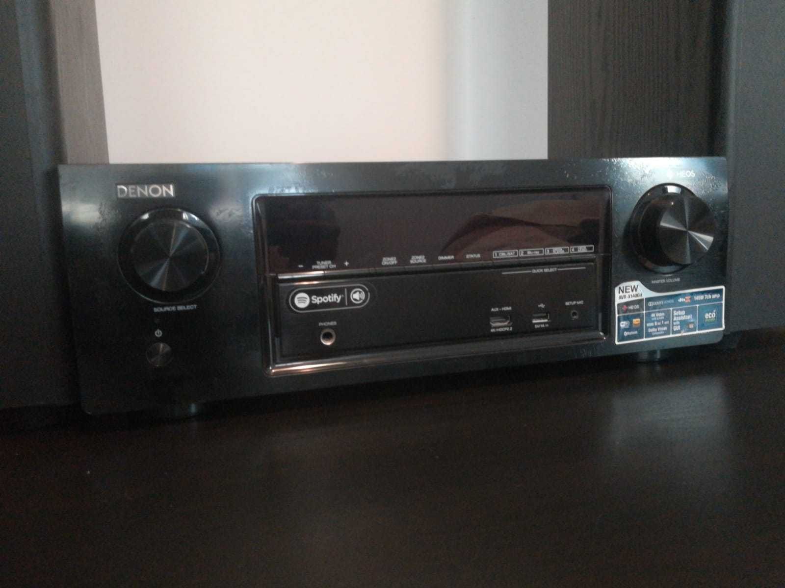 SIstem audio 2 Boxe JBL Arena 170 si Amplificator Denon AVR-X1700H