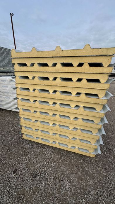 НОВИ - покривни и стенни сандвич панели. НАЛИЧНИ в София. ТОП ЦЕНА