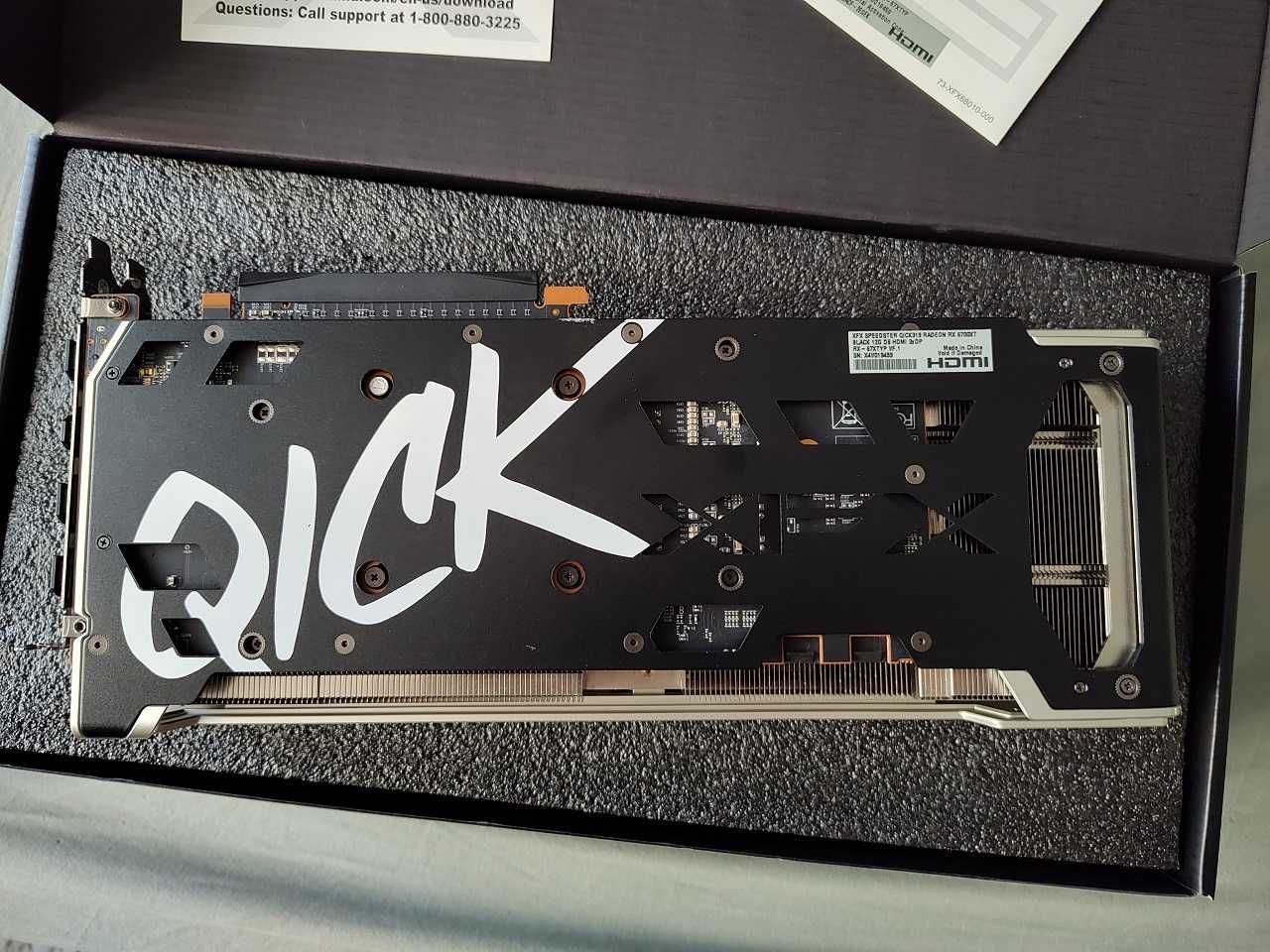 XFX RX 6700 XT QICK319 Black 12Gb GDDR6