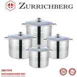 Комплект съдове за готвене 8 части Zurrichberg ZBP-7076