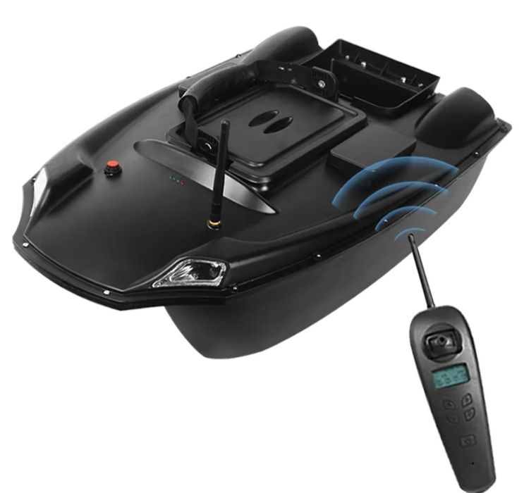 Лодка за захранка KAТАМАРАН V888 GPS 40 ТОЧКИ подарък сак,зар.за автом