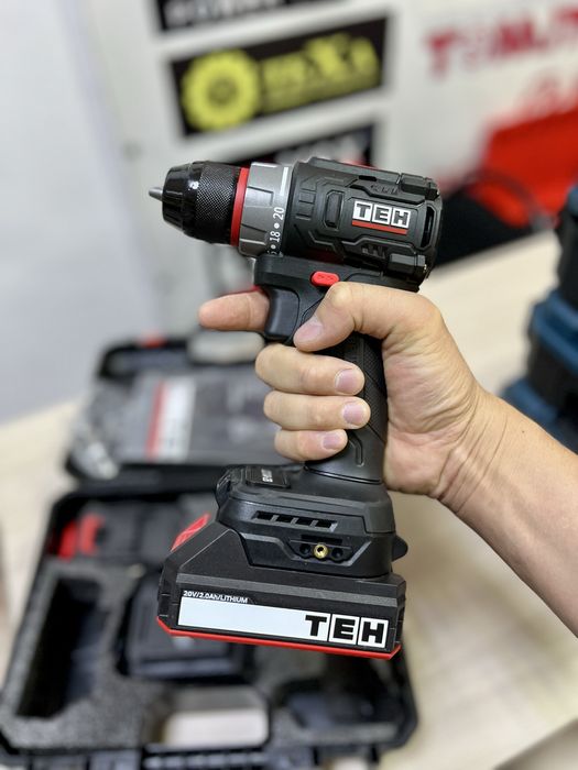 Аккумуляторный шуруповерт ТЕН, TEH.
