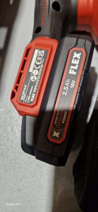 Flex masina de șlefuit pe acumulator
