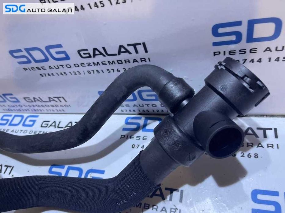 Furtun Conducta Apa Termostat Radiator Audi A4 B6 1.9 TDI AWX AVF AVB BKE 2001 - 2005 Cod 8E0121055N