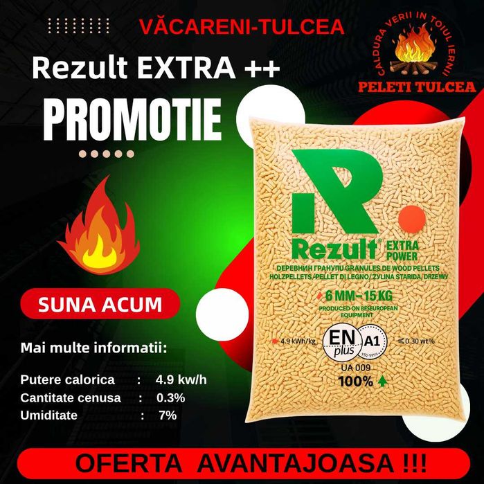 Peleti Rezult A1++ EXTRA ***VACARENI***TULCEA