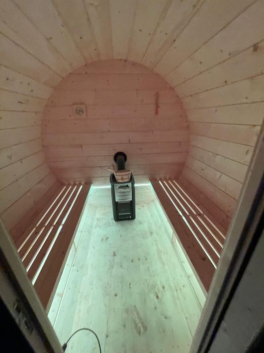 Pachet sauna si ciubar pentru exterior
