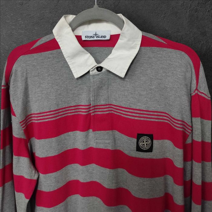 Stone Island 100% памук мъжка блуза с яка c.p company