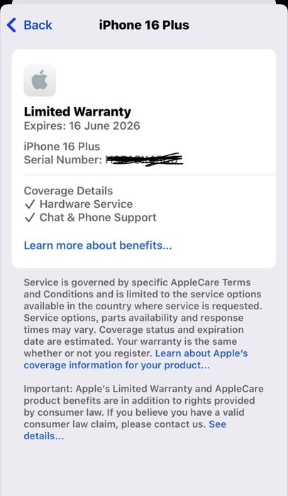 iPhone 16 plus Ultramarine