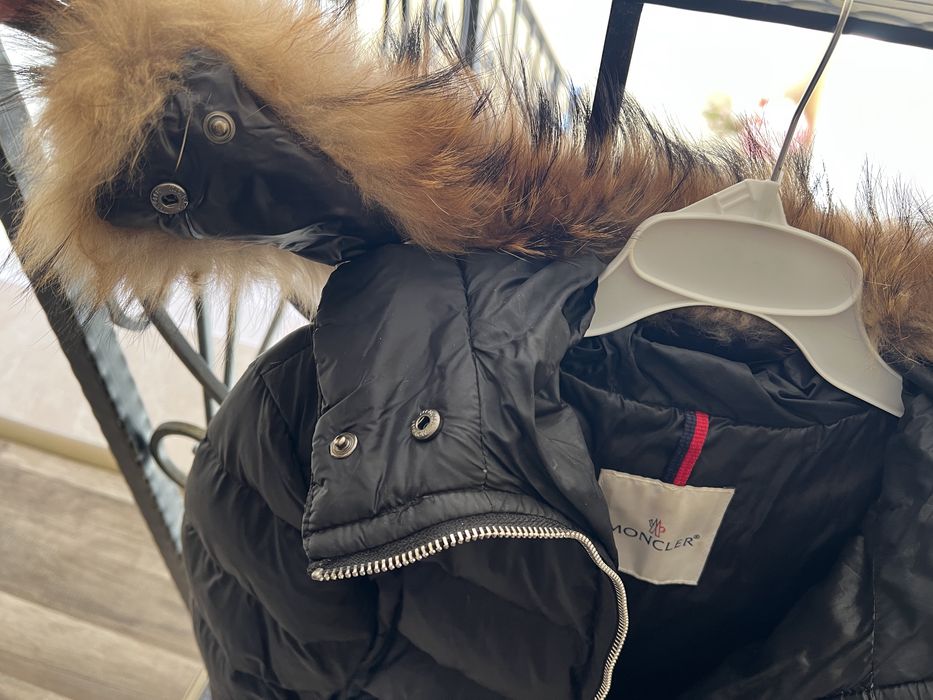 Geacă MONCLER blană naturală