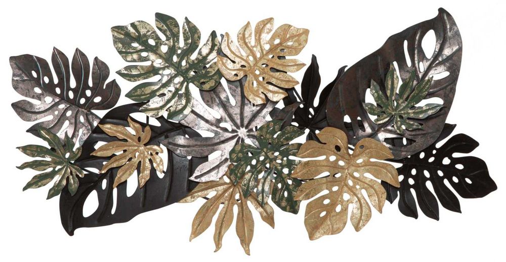 Panou decorativ metalic marca Mauro Ferretti, model Antique Leaf