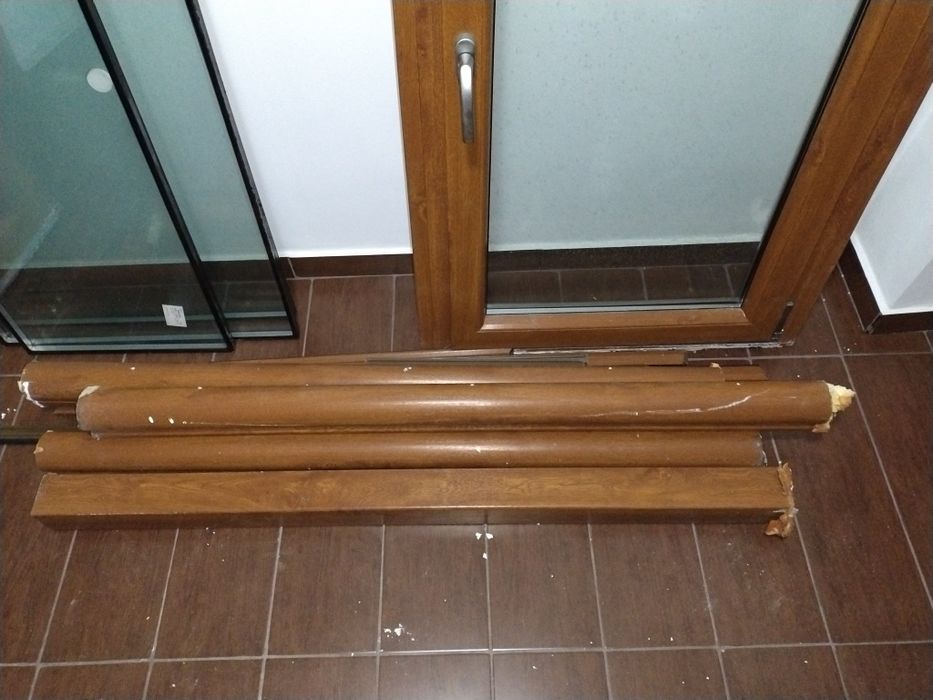 Geam termopan stejar auriu