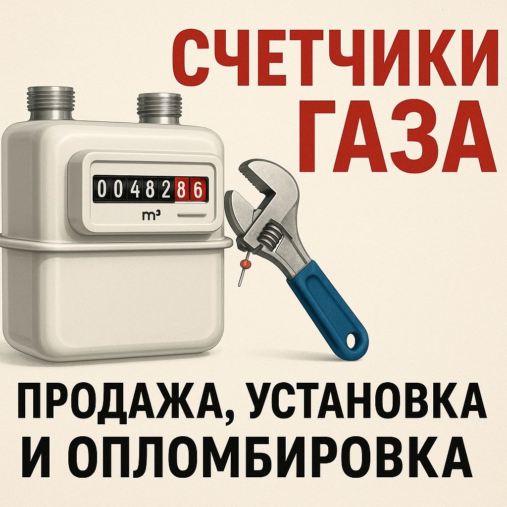 Счетчики газа установка и опломбировка
