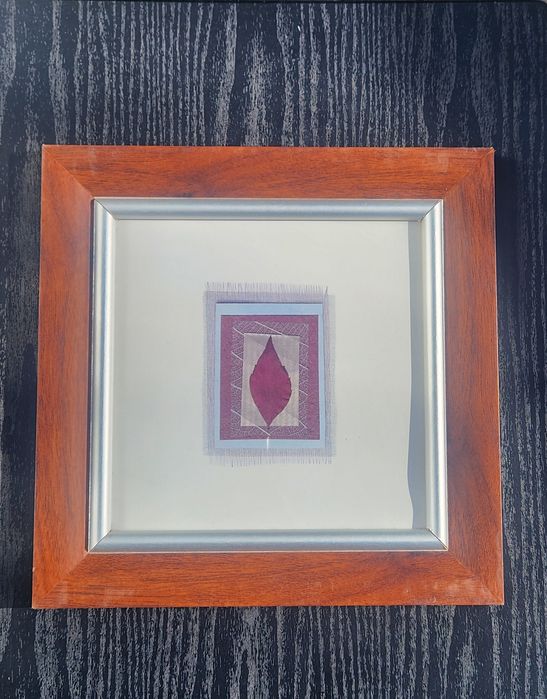 Tablou de artă  care arată o frunza cu culoarea ei (print) super cadou