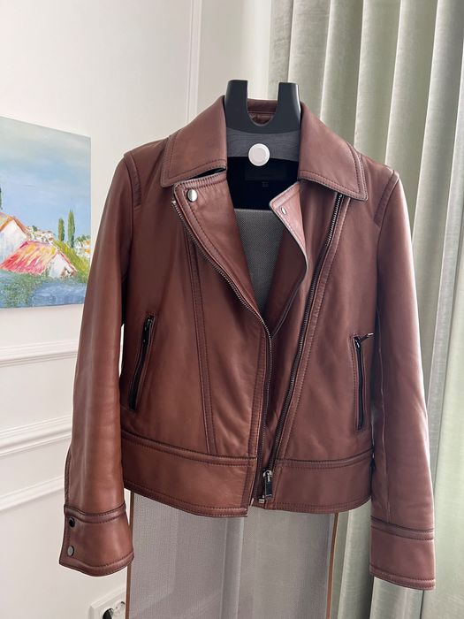 Срочно! Продам кожаную куртку Массимо Дютти, Massimo Dutti