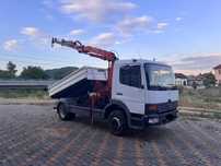 Mercedes-Benz Atego Mercedes-Benz Atego / Basculabil pe trei părți / Macara Meiller