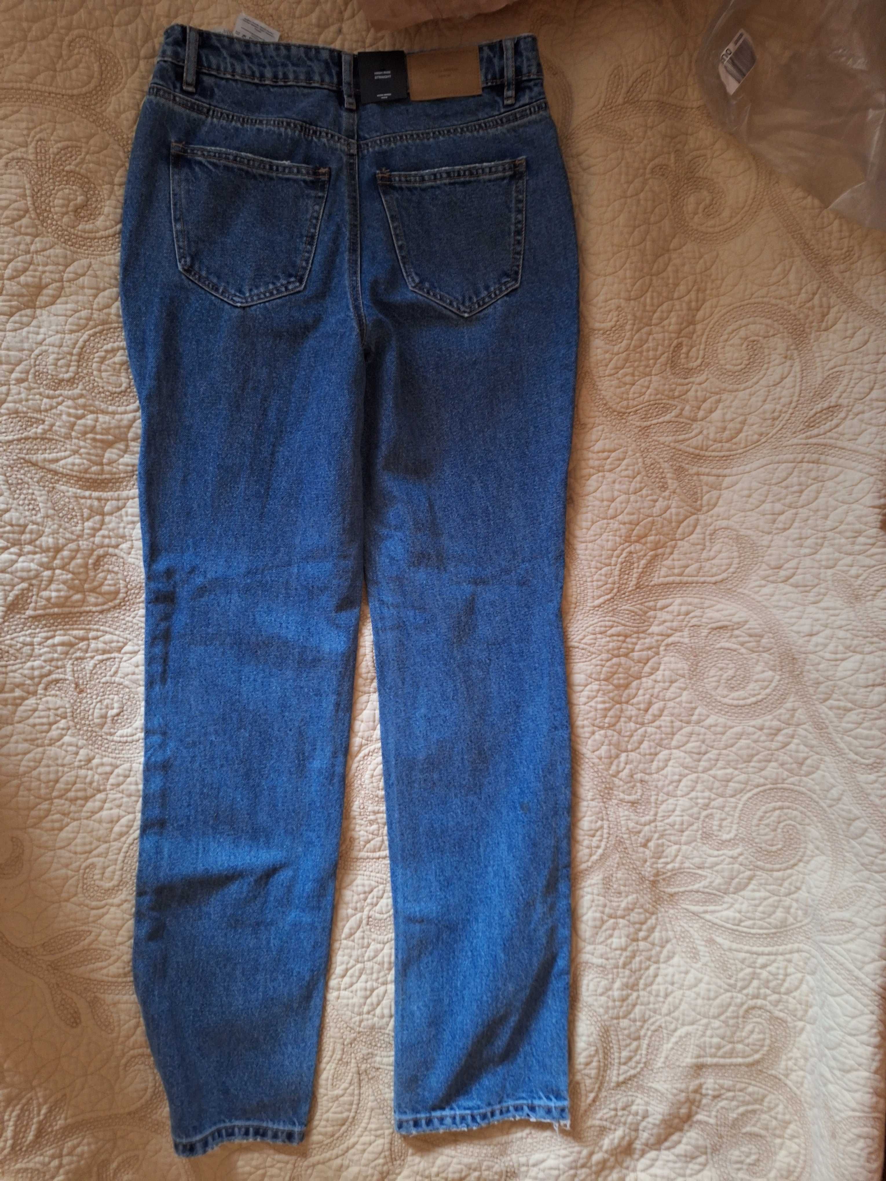 Blugi dama marimea 27/ "32 straight jeans medium blue denim VeroModa