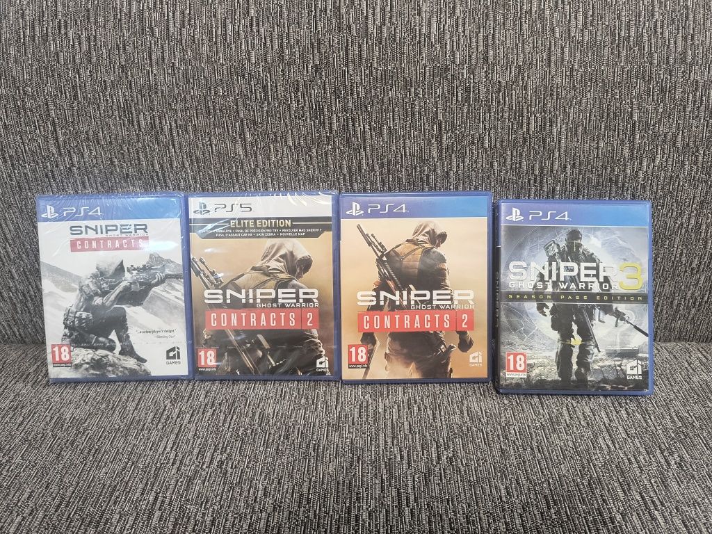 Sniper ghost warrior 3 , contracts 1 & 2 , PS4 PS5