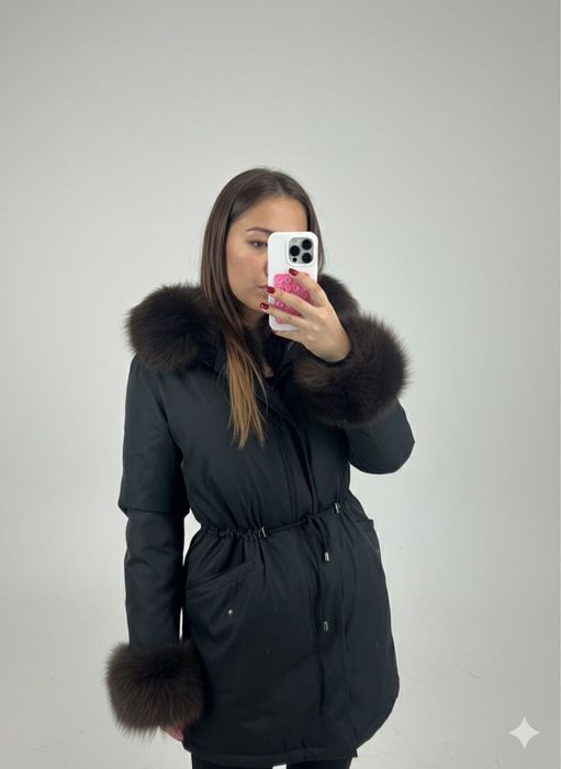 Продам парку из чистого меха, одевала всего пару раз