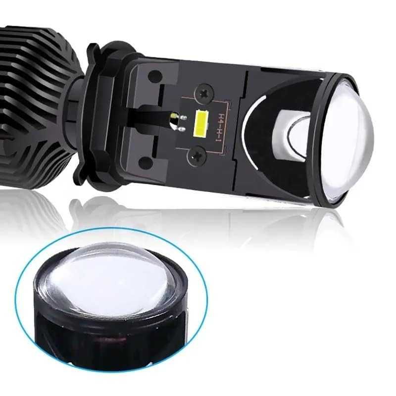 Комплект лупи Bi Led H4, Лед крушки H4 LED