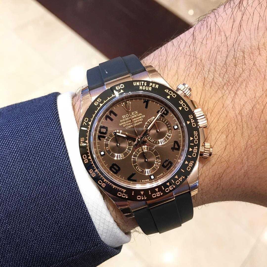 Мъжки Часовници 40mm шоколад