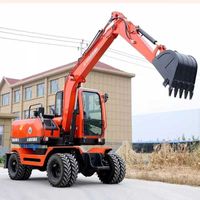 Топ Колесный Экскаватор SHANDING    SD80WT-9T   0.3куб