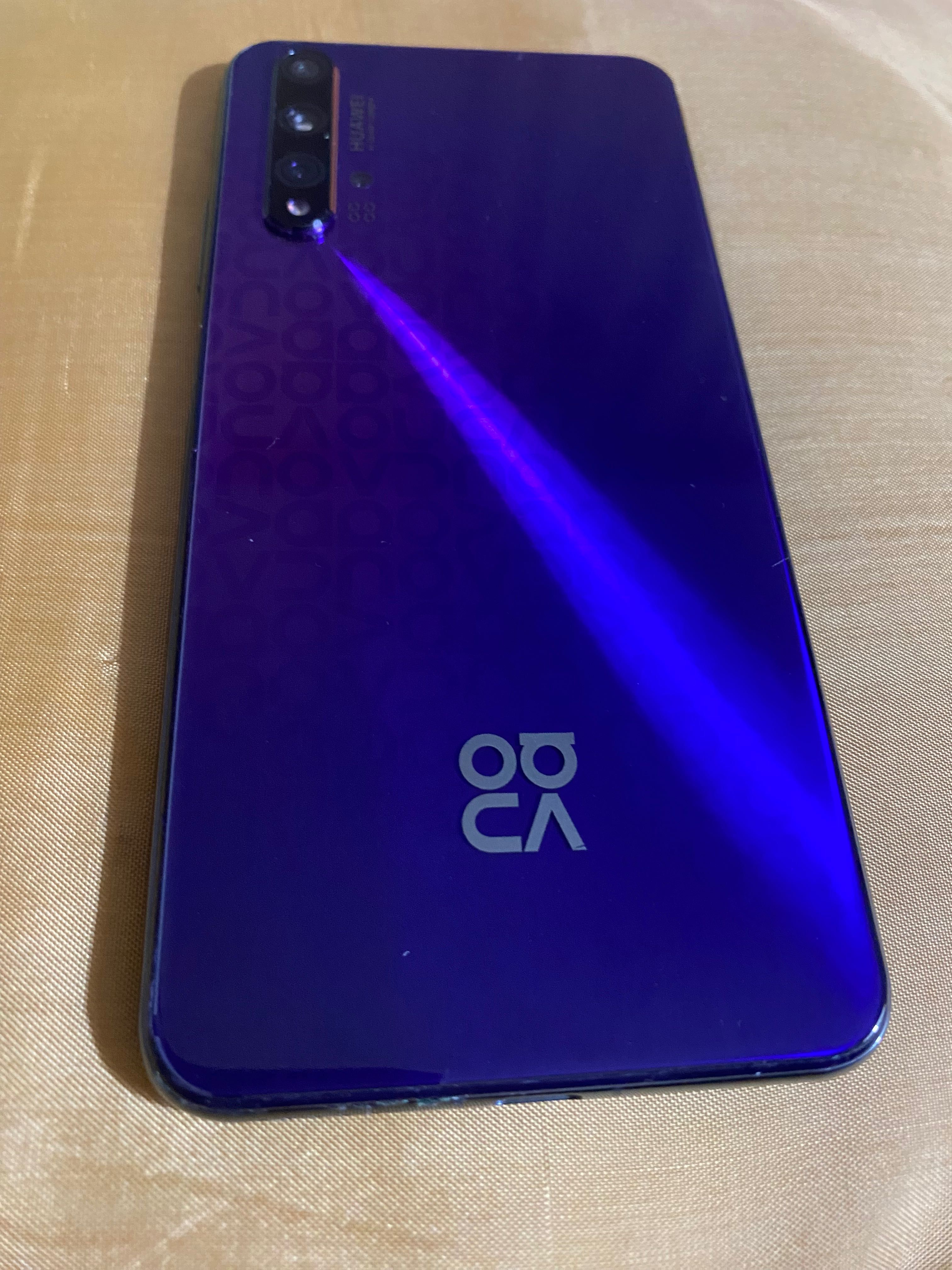 Huawei Nova 5T -128GB/6GB,Dual SIM,лилав,зарядно