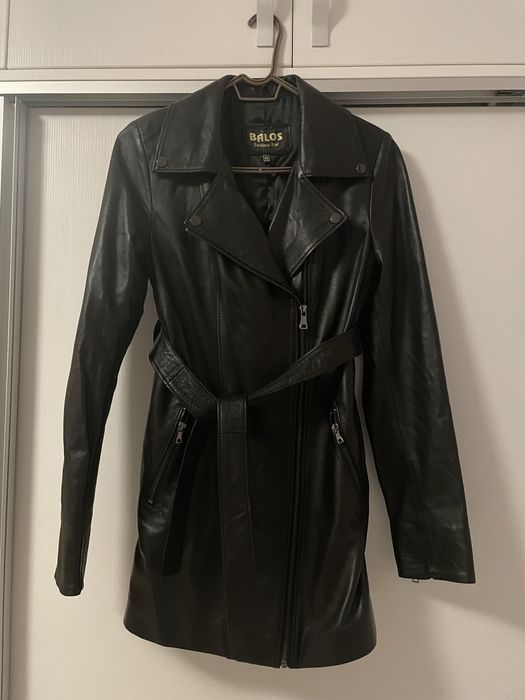 Чисто ново кожено аке от естествена кожа