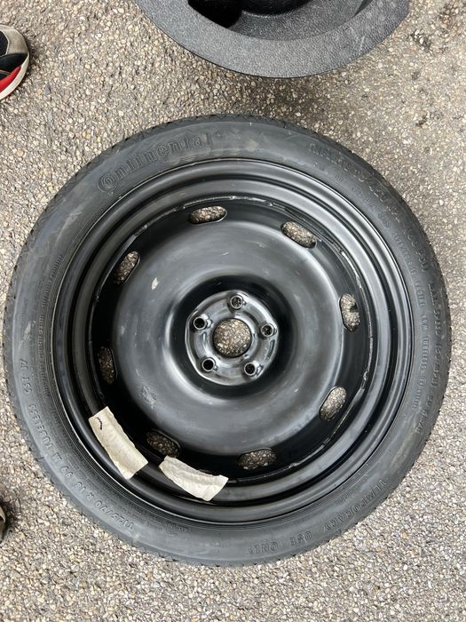 Roata de rezerva slim vw passat golf touran jetta a3 leon 5x112 pe 18