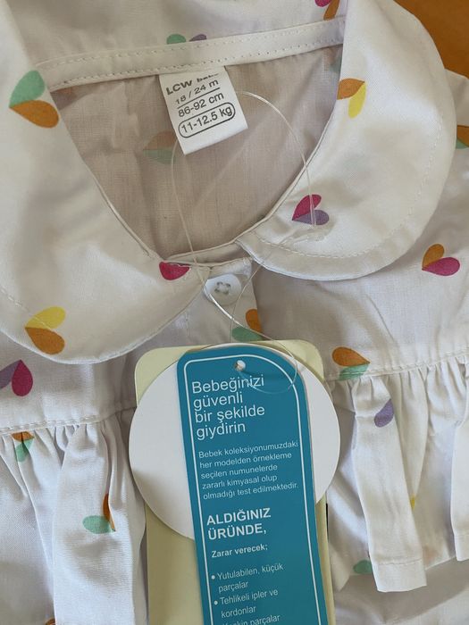 Lot hainute noi cu eticheta 86/92 pantaloni rochita camasuta colanti