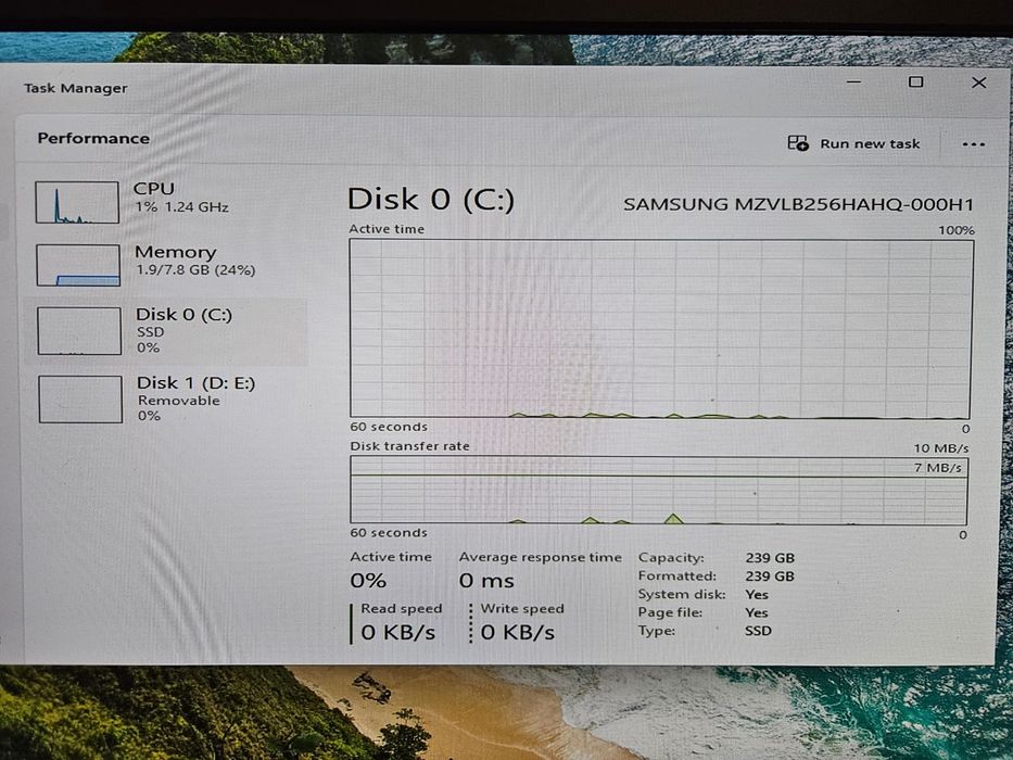 Mini PC desktop HP ProDesk 600 G4  i3-8100T CPU 3.1GH SSD 256  8GB RAM