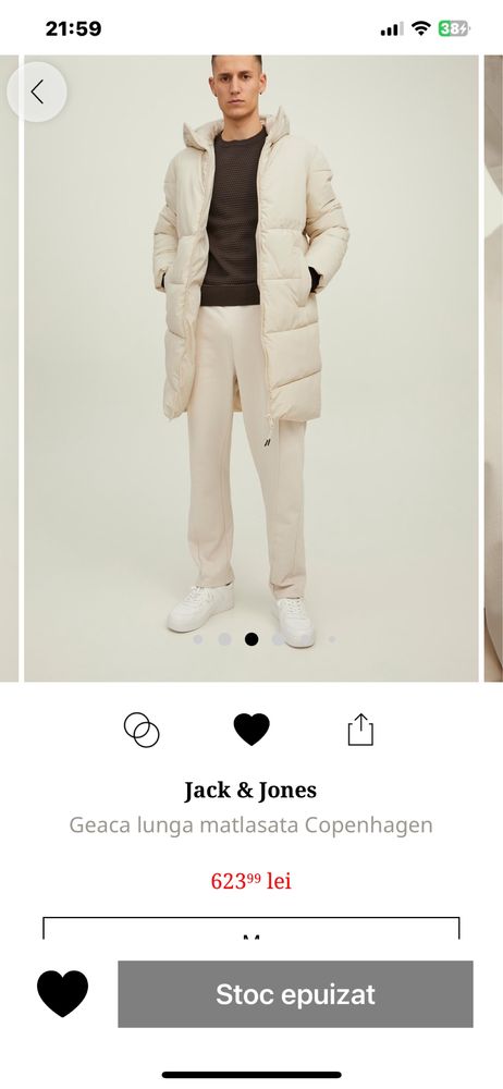 Geaca nouă JACK & JONES (marimea M)