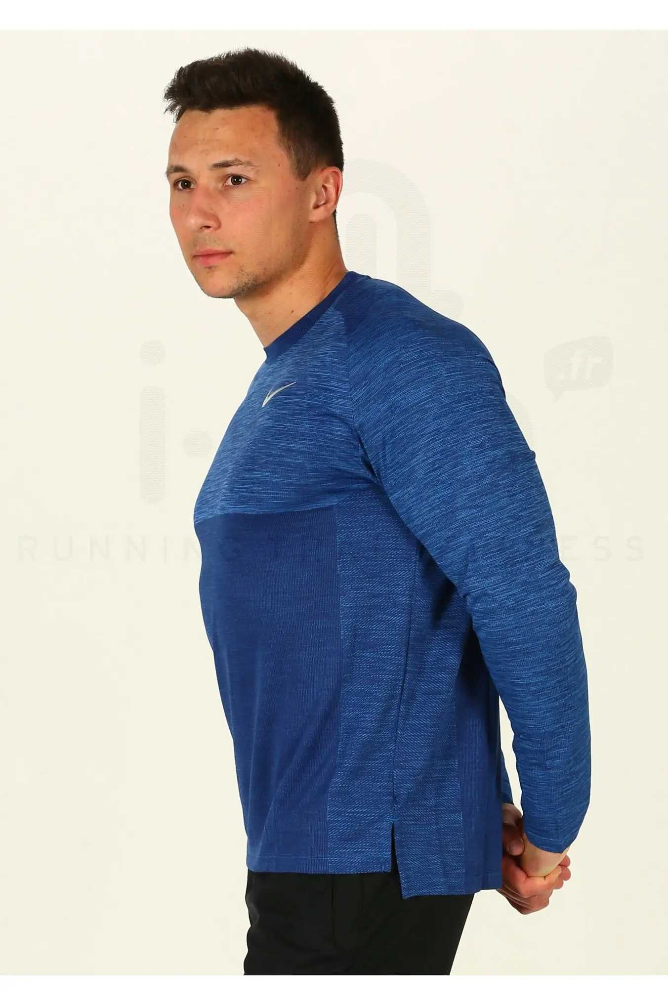 Найк Nike Running Dri Fit мъжка спортна блуза фланела размер М