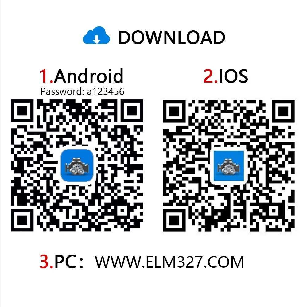 OBDII EOBD скенер ELM327 V1.5 с Bluetooth 4.0 за IOS/Android/PC