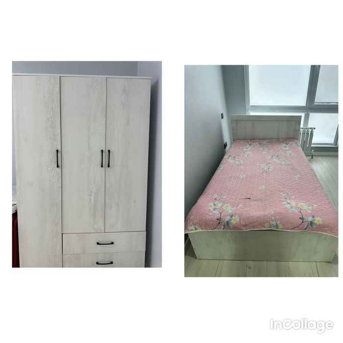 Шкаф с кроватью в спальню