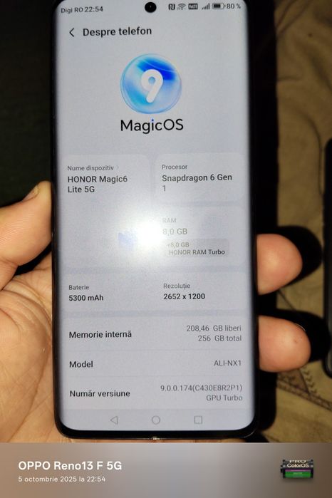 Vand Honor magic 6 lite 5G