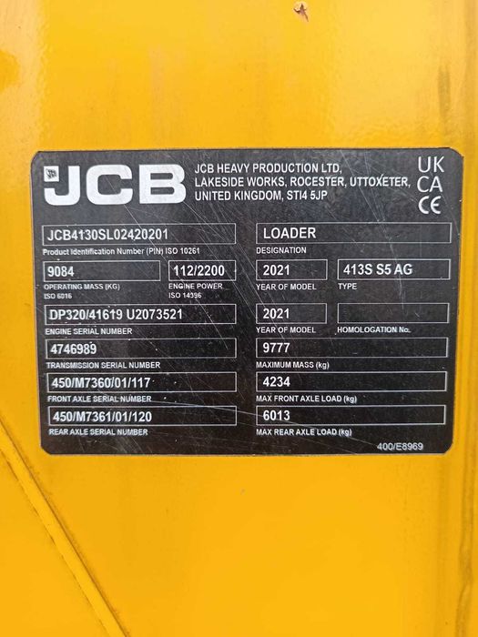 Incarcator Frontal JCB pentru dezmembrat
