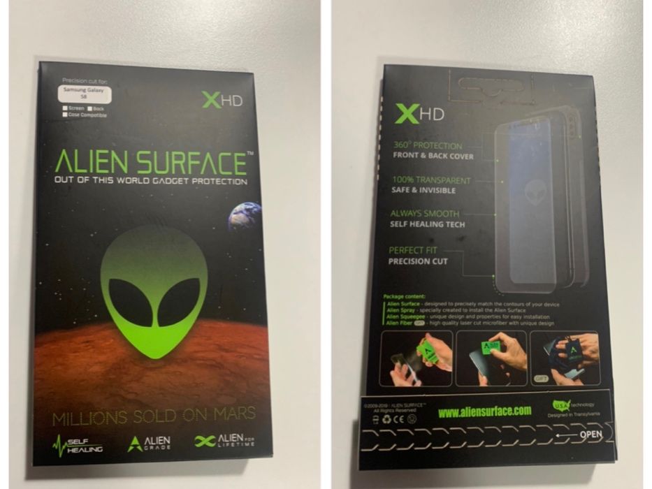 Vand folie de protectie Alien Surface pentru Samsung S8