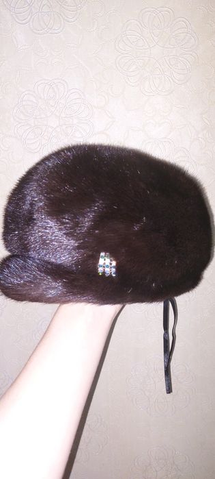 женская норковая шапка