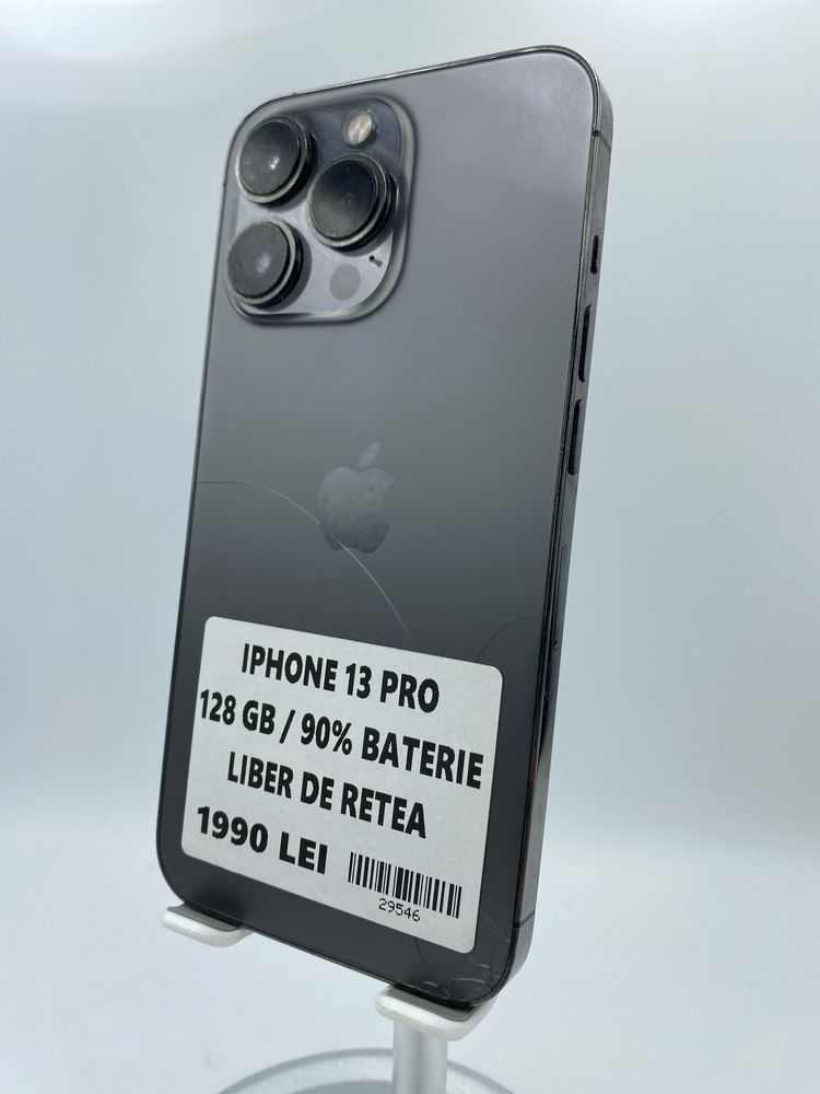 iPhone 13 Pro 128GB/90% Baterie Fisurat Spate #29546