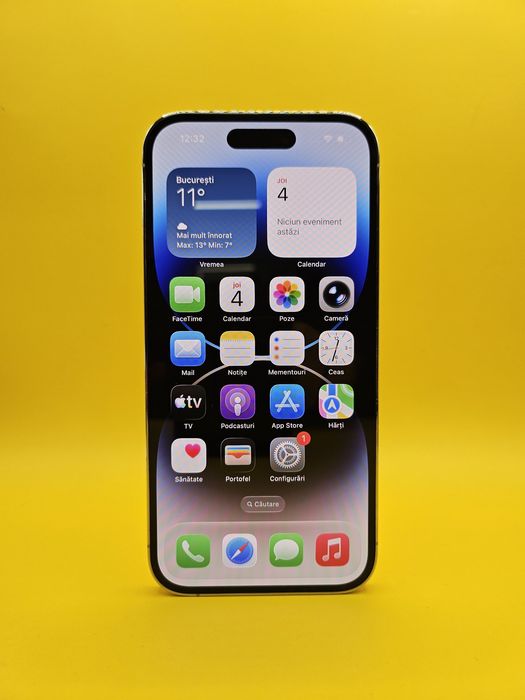 iPhone 14 Pro 128GB Silver Baterie 100%