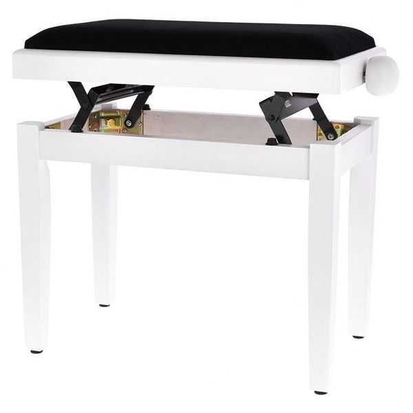 Scaun pian TH KB-15WHM alb/negru