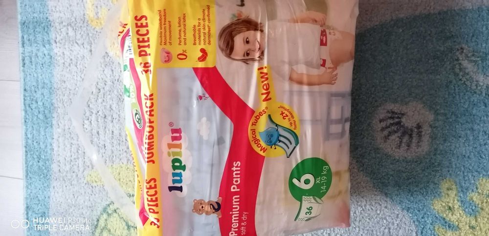 Pampers chilotel marimea nr6 + 5 tetine Philips Avent pt cereale cadou