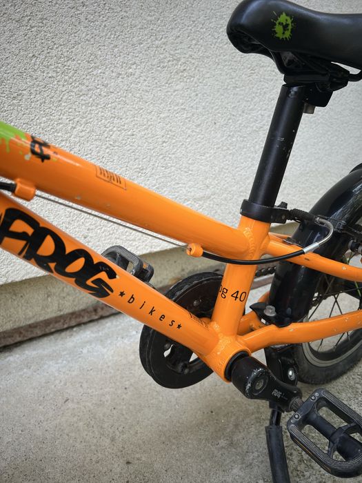 Bicicleta copii 3-4 ani Frog 40 + GRATIS bicileta fara roti