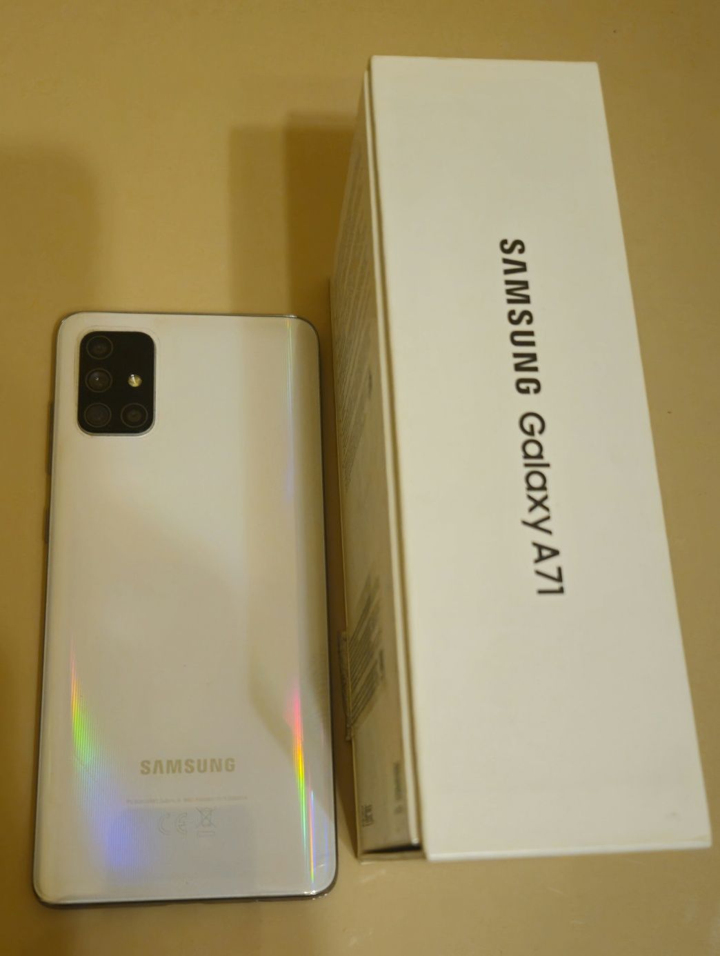 Telefon mobil Samsung Galaxy A71, Dual SIM, 128GB, 6GB RAM, 4G, Silver