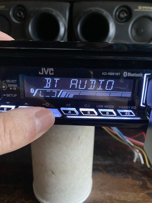 JVC KD-R961BT- НАЙ ВИСОК КЛАС 4.8V!!-USB Bluetooth CD Радио за кола сд