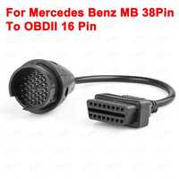 Benz 38Pin към 16Pin към 14Pin OBD2 OBD диагностичен адаптер