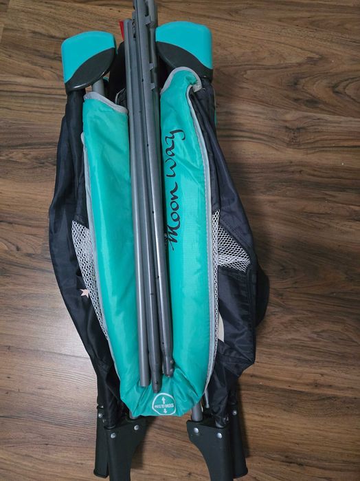 Сгъваема бебешка детска кошара със матрак