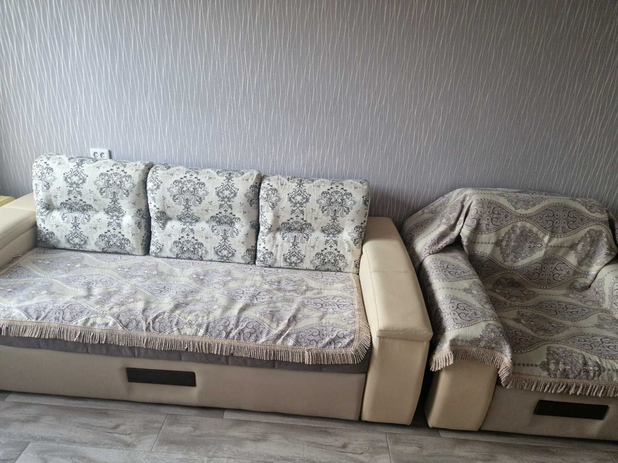 Продам диван+кресло