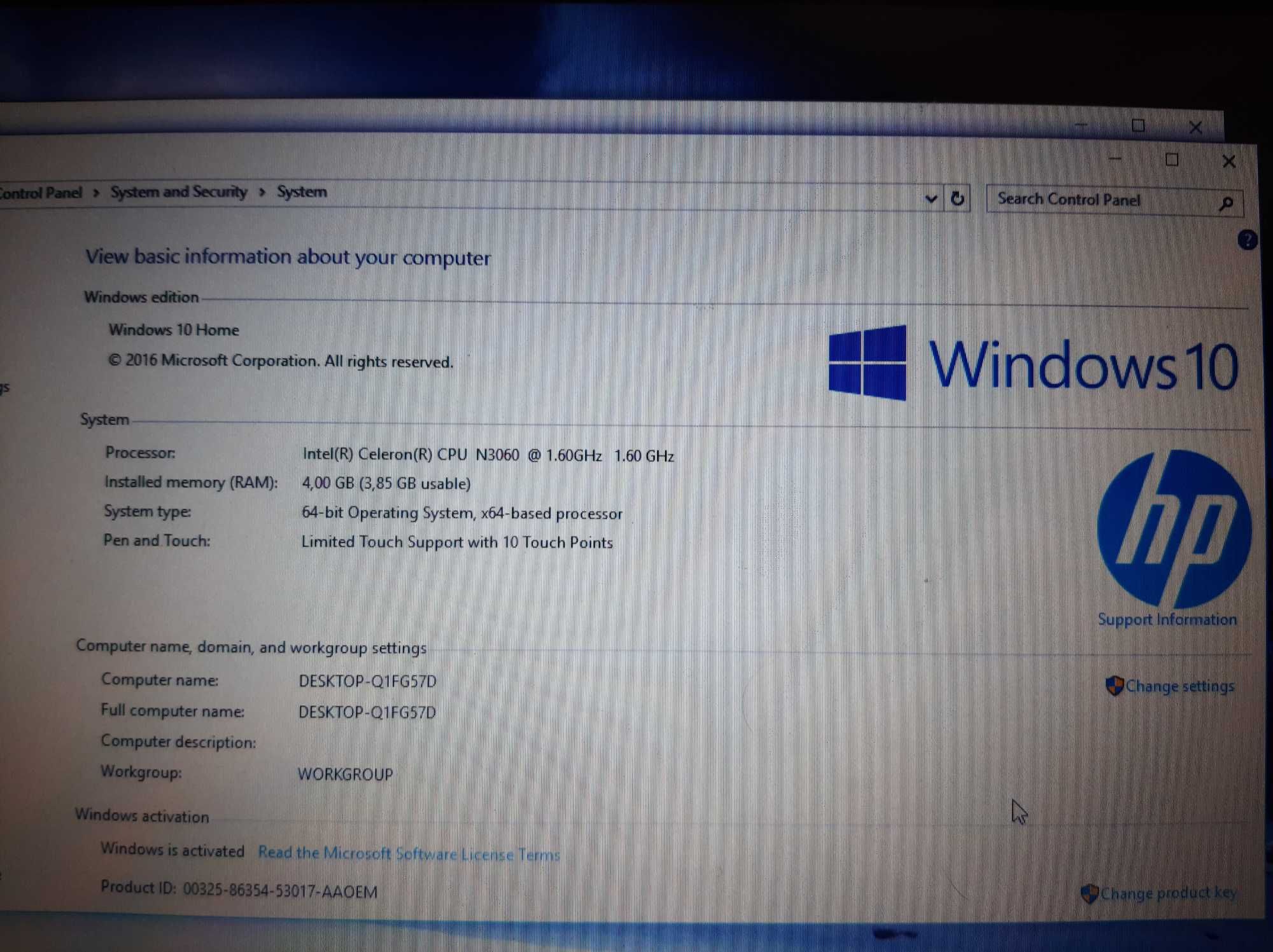 Ноутбук HP трансформер