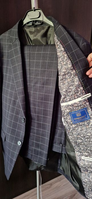 Vand costum barbati bleumarin mar.48